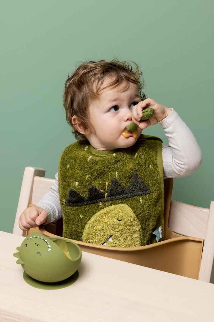 Primer set de comida para bebé - Mr. Dino